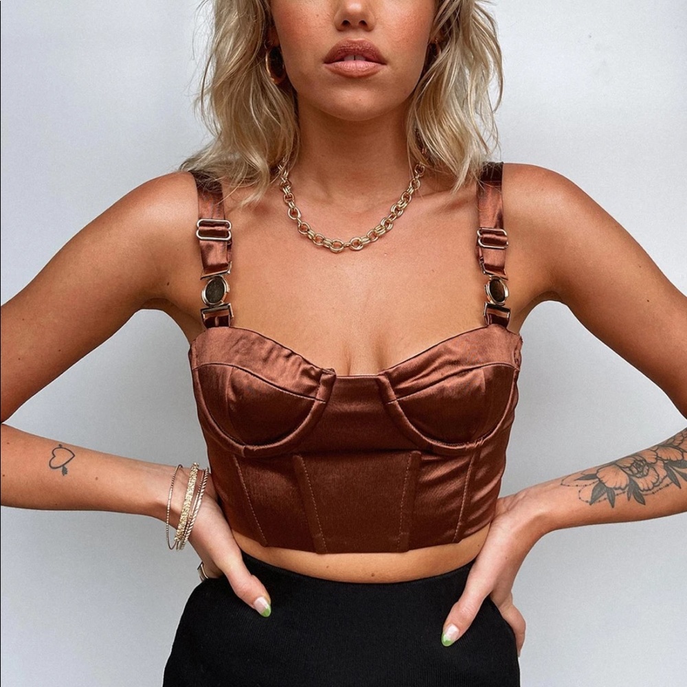 Princess Polly Leia Top Brown